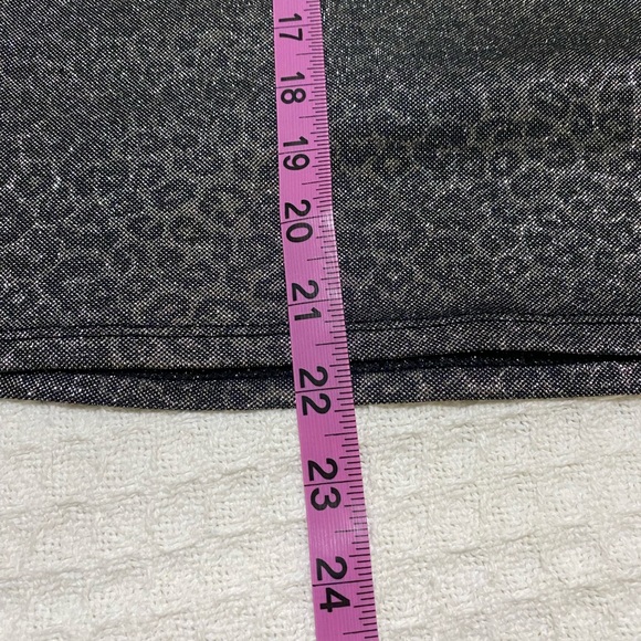 Grey Silver Cami Tank Top Size XXL Sparkly Cheetah Print Wild Fable - Picture 4 of 6